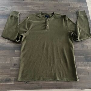 MENS J. CREW THERMAL HENLEY
